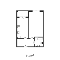 ЖК Buta Legacy — 1-ком 51.2 м² (от 27,756,000 тг)