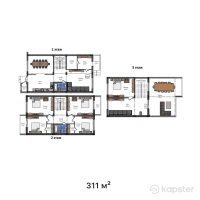 Таунхаусы Rayana Park — 5-ком 311 м² (от 89,879,000 тг)