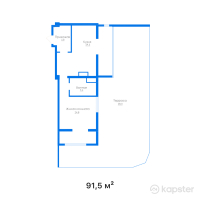 ЖК Assem Plaza — 2-ком 91.5 м² (от 75,000,000 тг)