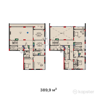 ЖК Akbulak Riviera — 5-ком 389.9 м² (от 662,830,000 тг)