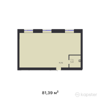 ЖК Altyn Adam — 3-ком 81.4 м² (от 44,520,330 тг)