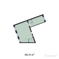 ЖК Altyn Adam — 3-ком 99.2 м² (от 56,118,900 тг)