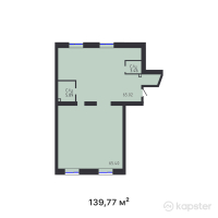 ЖК Altyn Adam — 3-ком 139.8 м² (от 81,765,450 тг)