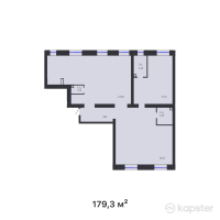 ЖК Altyn Adam — 4-ком 179.3 м² (от 107,580,000 тг)