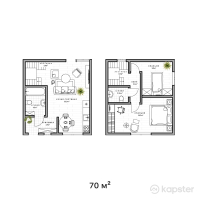 КГ Жана Куат — 3-ком 70 м² (от 25,000,000 тг)