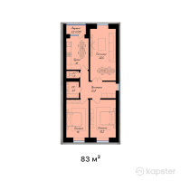 ЖК ЕЛИМ АЙ — 3-ком 83 м² (от 20,750,000 тг)