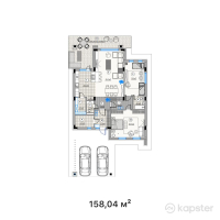 КГ Villagio Country Club — 4-ком 158 м² (от 93,243,600 тг)