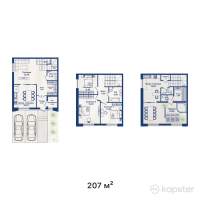 ЖК AQSAI RESORT — 5-ком 207 м² (от 72,450,000 тг)