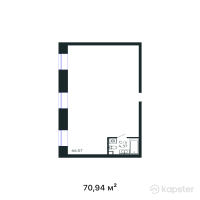 ЖК GAKKU — 2-ком 70.9 м² (от 37,527,260 тг)