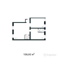 ЖК GAKKU — 4-ком 138.9 м² (от 72,238,400 тг)