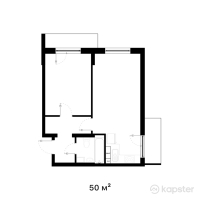 ЖК Elaman — 2-ком 50 м² (от 25,250,000 тг)