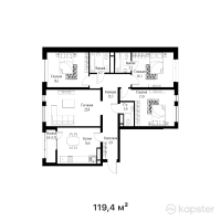 ЖК Olympic Park — 4-ком 119.4 м² (от 48,333,120 тг)