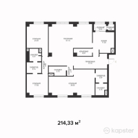 ЖК Highvill Gold Ishim — 4-ком 214.3 м² (от 184,290,000 тг)