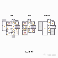 КГ Tumar Grand Village — 5-ком 522.5 м² (от 391,875,000 тг)