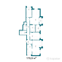 ЖК Austria — 4-ком 179,9 м² (от 114 056 600 тг)