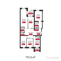 ЖК Elegance — 5-ком 172,3 м² (от 70 643 000 тг)