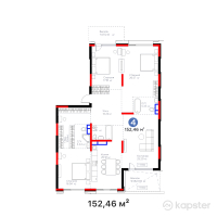 ЖК BIography — 4-ком 152,5 м² (от 242 667 533 тг)