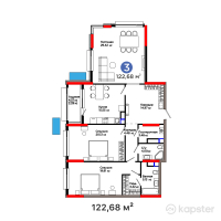 ЖК Nexpo Vision — 3-ком 122,7 м² (от 99 753 562 тг)