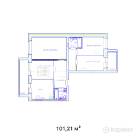 ЖК Optima — 4-ком 101 м² (от 26 260 000 тг)