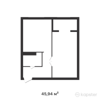 ЖК La Mer — 2-ком 45,9 м² (от 13 736 060 тг)
