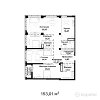 ЖК Grace Garden — 4-ком 153 м² (от 153 010 000 тг)
