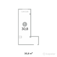 ЖК Amale — 1-ком 30,8 м² (от 20 851 600 тг)