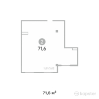 ЖК Amale — 2-ком 71,6 м² (от 38 807 200 тг)