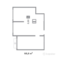 ЖК Jeti Qazyna — 2-ком 66,6 м² (от 32 327 640 тг)