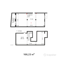 КД Dostyq 300 — 3-ком 166,2 м² (от 324 148 500 тг)