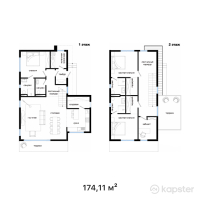 ЖК Nomad Village — 5-ком 174,1 м² (от 104 466 000 тг)