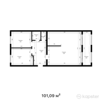 ЖК Капитал Бизнес — 3-ком 101,1 м² (от 43 468 700 тг)
