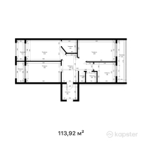 ЖК Капитал Бизнес — 4-ком 113,9 м² (от 48 985 600 тг)
