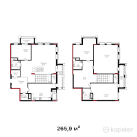 ЖК Wall Street — 5-ком 265,9 м² (от 143 586 000 тг)