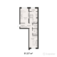 ЖК Premier — 2-ком 81,1 м² (null)