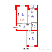 ЖК Orman Park — 2-ком 64,3 м² (null)