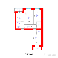 ЖК Orman Park — 3-ком 79,3 м² (null)