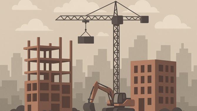 Темпы жилищного строительства снижаются