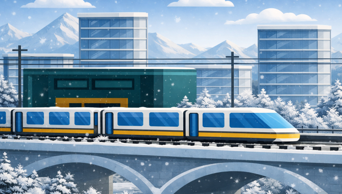 Новый городской центр Алматы, вокзал и парк вокруг Сакских курганов