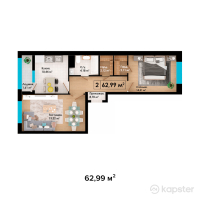 ЖК Angleterre — 2-ком 63 м² (null)