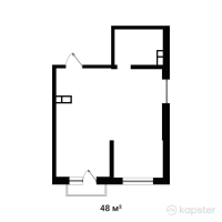 ЖК Buta Fenomen — 1-ком 48 м² (от 31 920 000 тг)