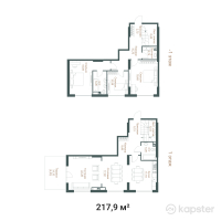 ЖК Hayat Meliora — 5-ком 217,9 м² (от 334 476 500 тг)