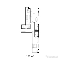 ЖК Melody — 3-ком 105 м² (от 63 000 000 тг)