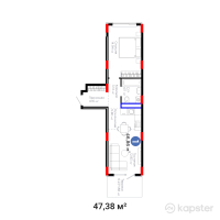 ЖК UIA. BIRLIK — 1-ком 47,4 м² (от 32 690 305 тг)