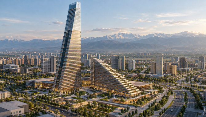 В Alatau City начали строительство первого небоскрёба высотой 272 метра