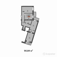 ЖК Anisa — 3-ком 90.8 м² (от 37,244,500 тг)