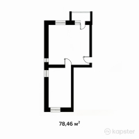 ЖК Jana Sary-Arqa — 3-ком 78.5 м² (от 25,107,200 тг)