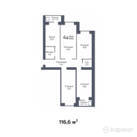 ЖК Family Park — 4-ком 116,6 м² (null)