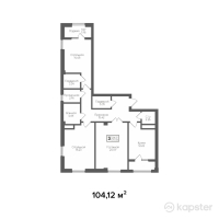ЖК Birlik — 3-ком 104,1 м² (null)