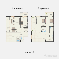 ЖК Khanzada — 5-ком 191.2 м² (от 89,878,100 тг)