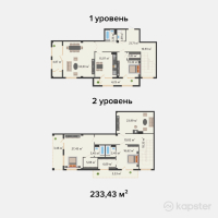 ЖК Khanzada — 5-ком 233.4 м² (от 109,712,100 тг)